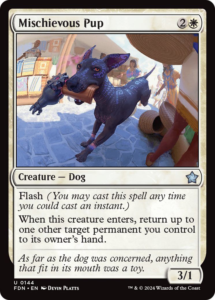 Mischievous Pup [Foundations] | Eastridge Sports Cards & Games