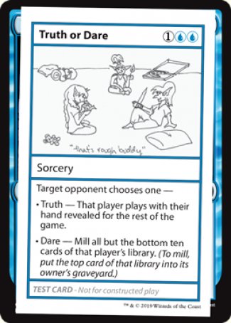 Truth or Dare (2021 Edition) [Mystery Booster Playtest Cards] | Eastridge Sports Cards & Games