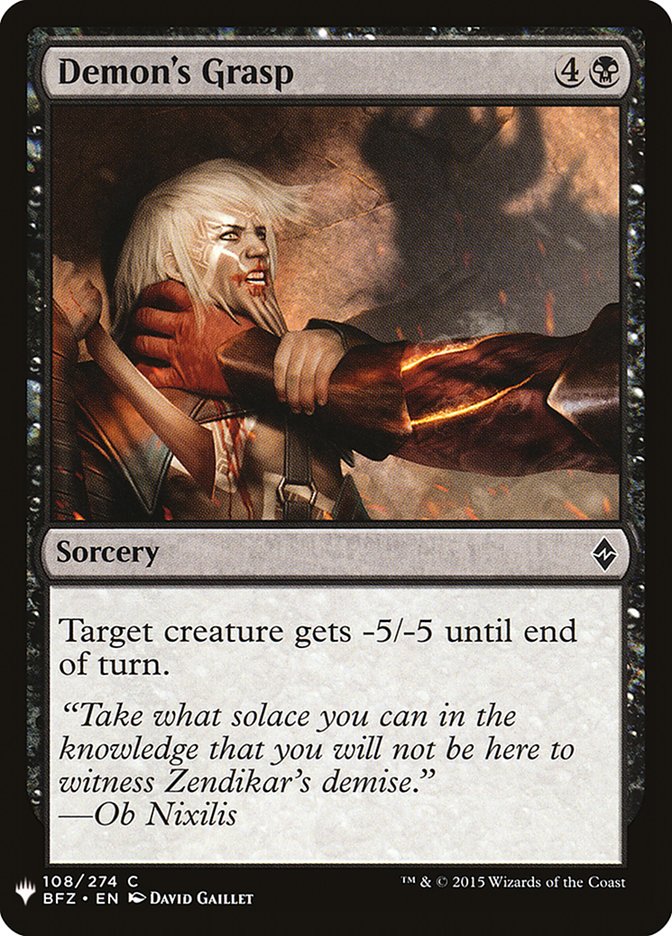 Demon's Grasp [Mystery Booster] | Eastridge Sports Cards & Games