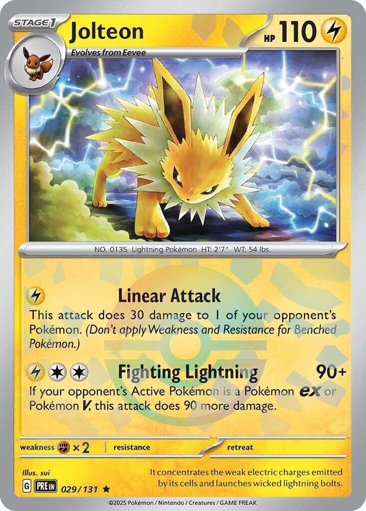 Jolteon (029/131) (Poke Ball Pattern) [Scarlet & Violet: Prismatic Evolutions] | Eastridge Sports Cards & Games