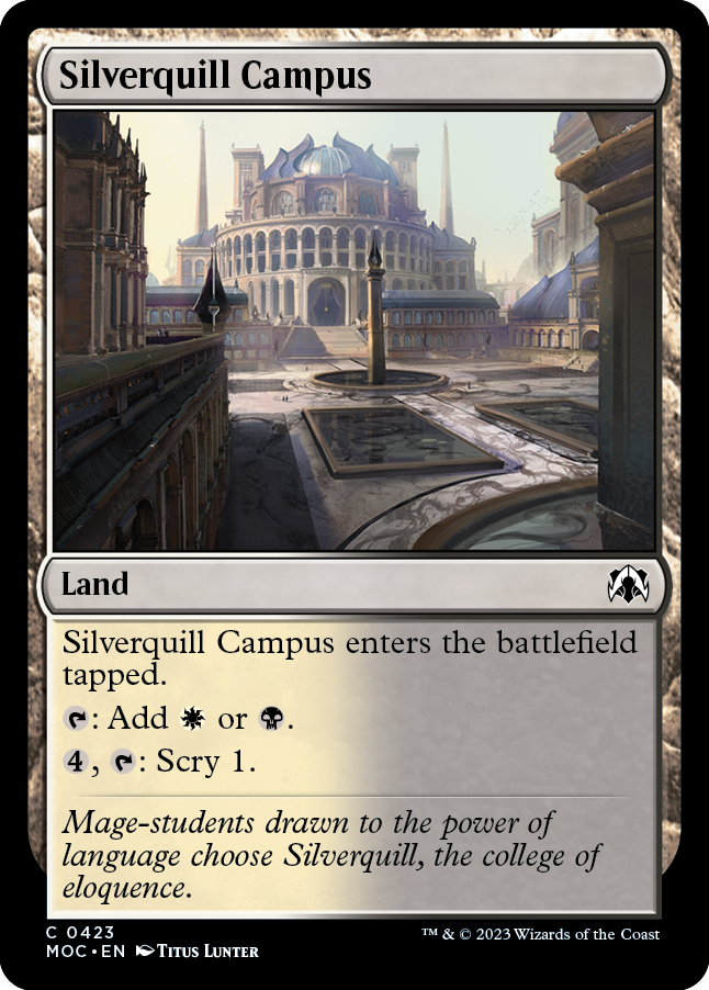 Silverquill Campus [March of the Machine Commander] | Eastridge Sports Cards & Games