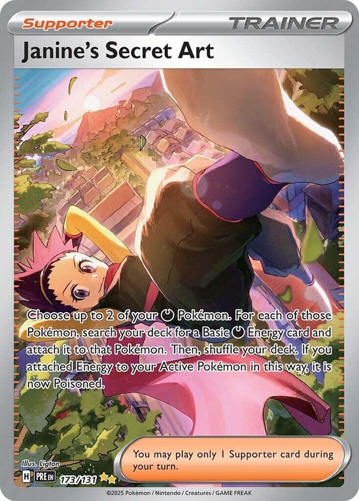 Janine's Secret Art (173/131) [Scarlet & Violet: Prismatic Evolutions] | Eastridge Sports Cards & Games