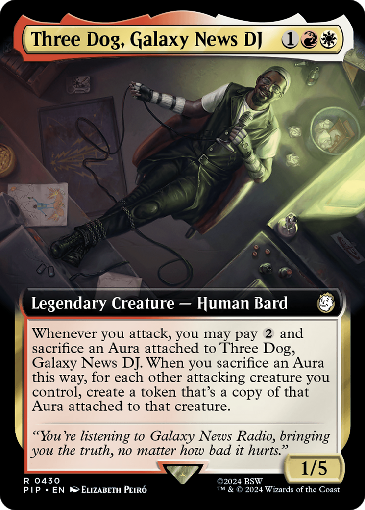 Three Dog, Galaxy News DJ (Extended Art) [Fallout] | Eastridge Sports Cards & Games