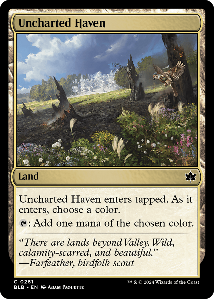 Uncharted Haven [Bloomburrow] | Eastridge Sports Cards & Games