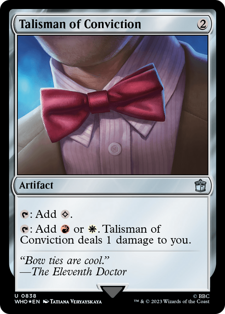 Talisman of Conviction (Surge Foil) [Doctor Who] | Eastridge Sports Cards & Games