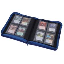 BCW Toploader Z-Folio 4-pocket Zip Album - Blue | Eastridge Sports Cards & Games