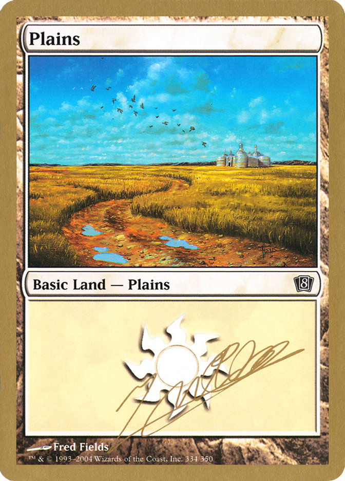 Plains (jn334) (Julien Nuijten) [World Championship Decks 2004] | Eastridge Sports Cards & Games