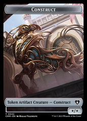 Treasure // Construct (0042) Double-Sided Token [Commander Masters Tokens] | Eastridge Sports Cards & Games