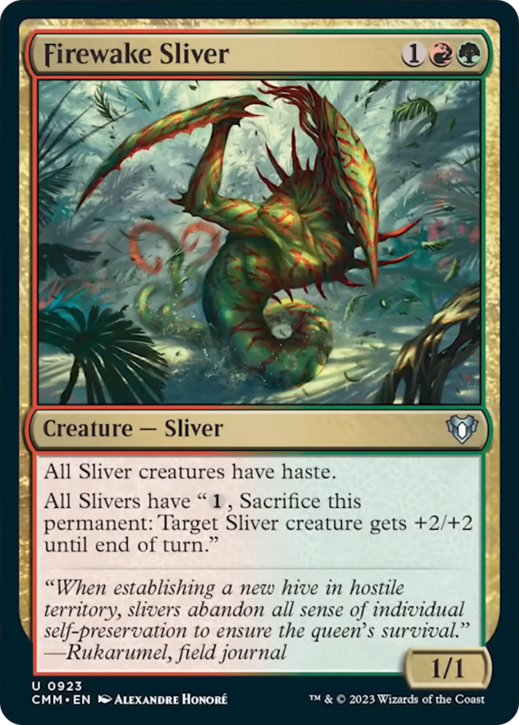 Firewake Sliver [Commander Masters] | Eastridge Sports Cards & Games