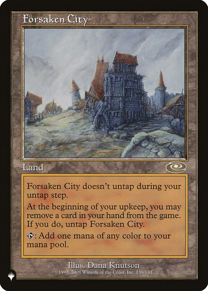 Forsaken City [The List] | Eastridge Sports Cards & Games