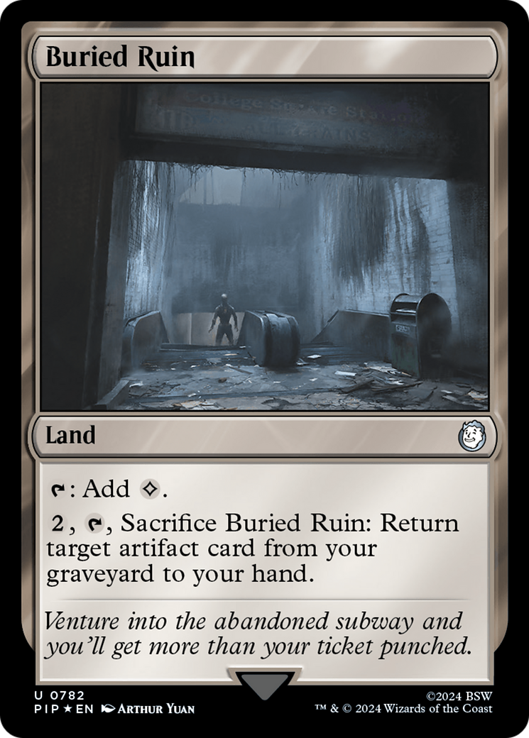 Buried Ruin (Surge Foil) [Fallout] | Eastridge Sports Cards & Games