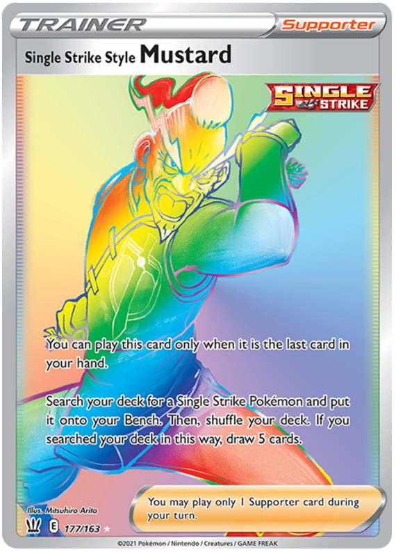 Single Strike Style Mustard (177/163) [Sword & Shield: Battle Styles] | Eastridge Sports Cards & Games