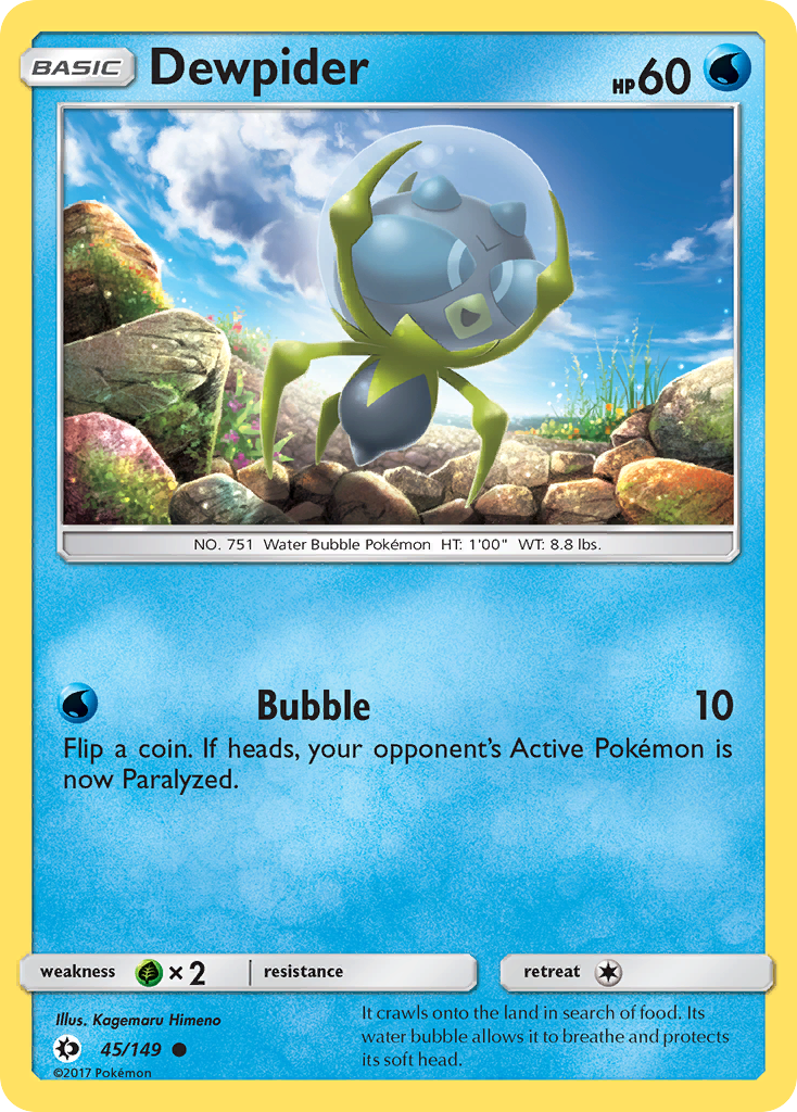 Dewpider (45/149) [Sun & Moon: Base Set] | Eastridge Sports Cards & Games