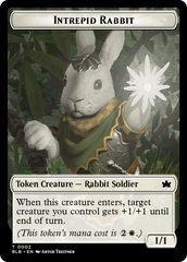 Bat // Intrepid Rabbit Double-Sided Token [Bloomburrow Tokens] | Eastridge Sports Cards & Games