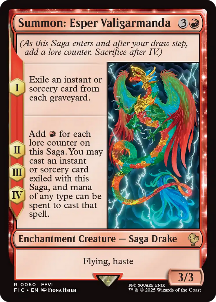 Summon: Esper Valigarmanda [FINAL FANTASY Commander] | Eastridge Sports Cards & Games