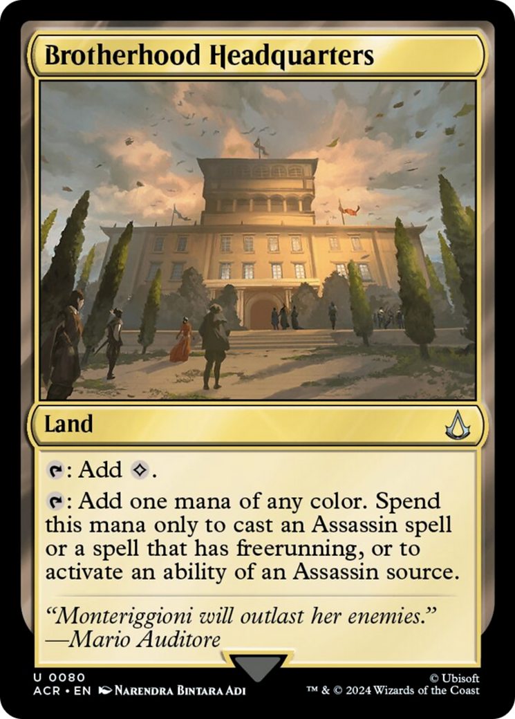 Brotherhood Headquarters [Assassin's Creed] | Eastridge Sports Cards & Games