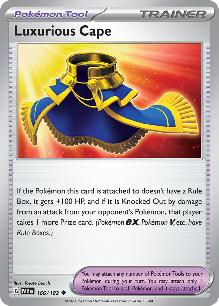 Luxurious Cape (166/182) [Scarlet & Violet: Paradox Rift] | Eastridge Sports Cards & Games