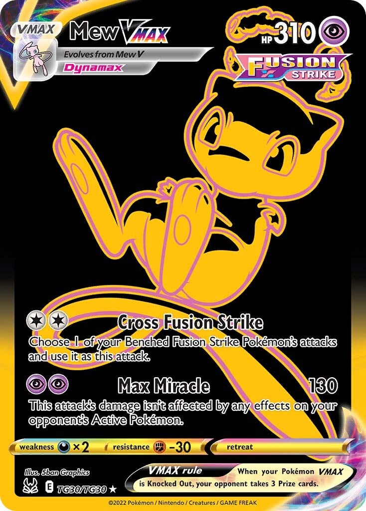 Mew VMAX (TG30/TG30) [Sword & Shield: Lost Origin] | Eastridge Sports Cards & Games