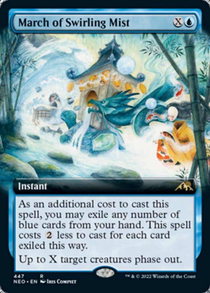 March of Swirling Mist (Extended Art) [Kamigawa: Neon Dynasty] | Eastridge Sports Cards & Games