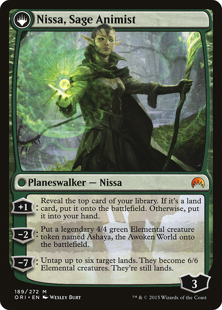 Nissa, Vastwood Seer // Nissa, Sage Animist [Secret Lair: From Cute to Brute] | Eastridge Sports Cards & Games