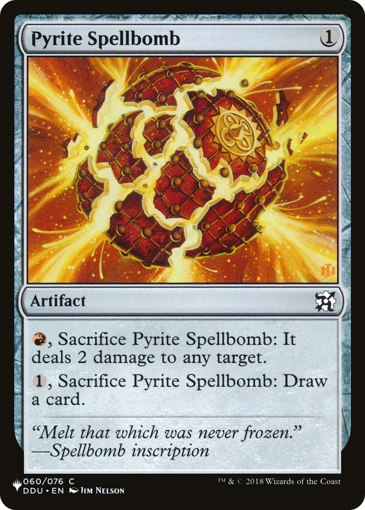 Pyrite Spellbomb [The List] | Eastridge Sports Cards & Games