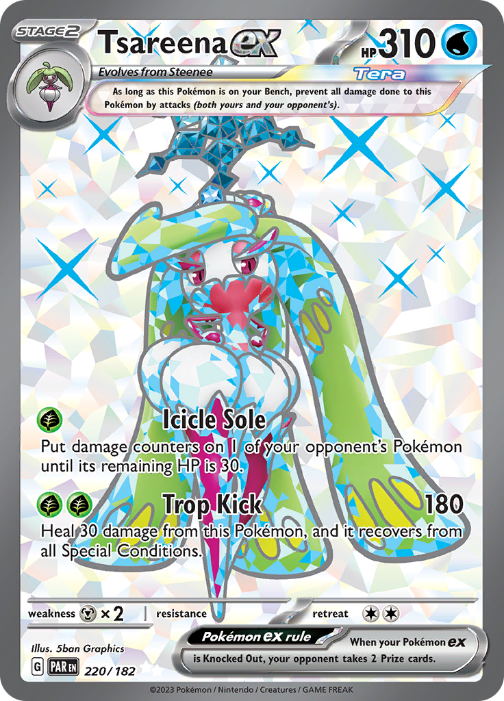 Tsareena ex (220/182) [Scarlet & Violet: Paradox Rift] | Eastridge Sports Cards & Games