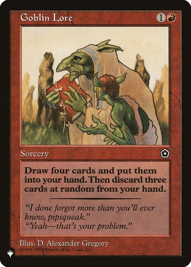 Goblin Lore [The List] | Eastridge Sports Cards & Games