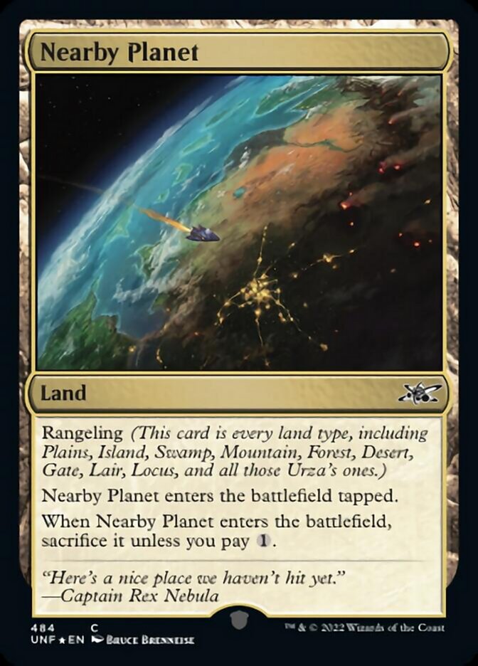 Nearby Planet (Galaxy Foil) [Unfinity] | Eastridge Sports Cards & Games