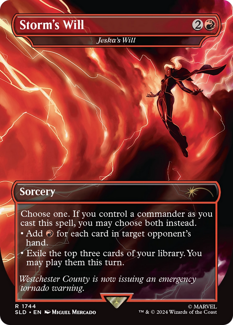 Storm's Will - Jeska's Will (Rainbow Foil) [Secret Lair Drop Series] | Eastridge Sports Cards & Games