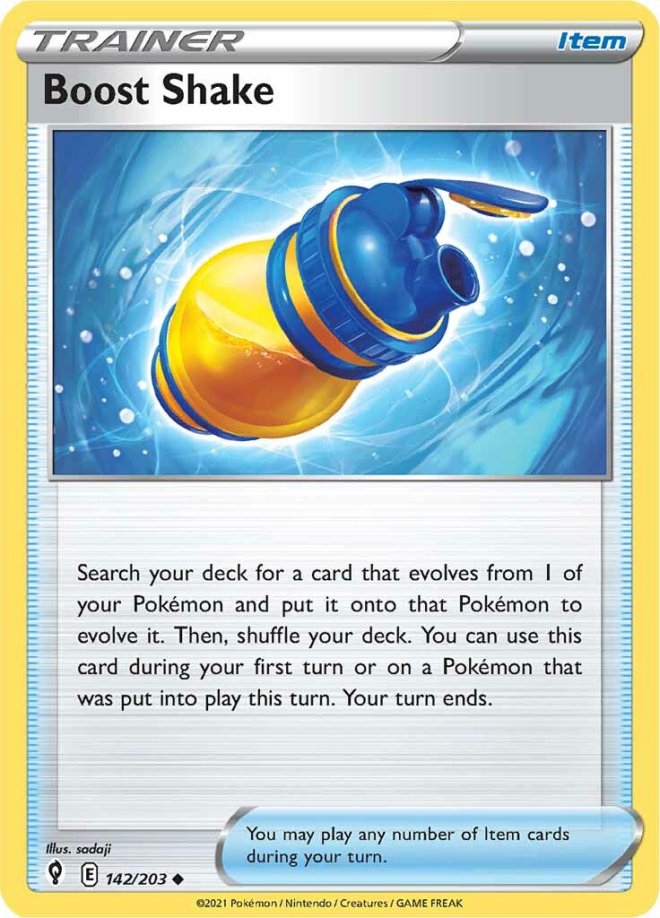 Boost Shake (142/203) [Sword & Shield: Evolving Skies] | Eastridge Sports Cards & Games