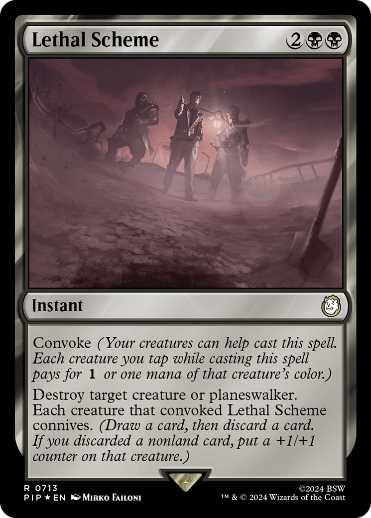 Lethal Scheme (Surge Foil) [Fallout] | Eastridge Sports Cards & Games