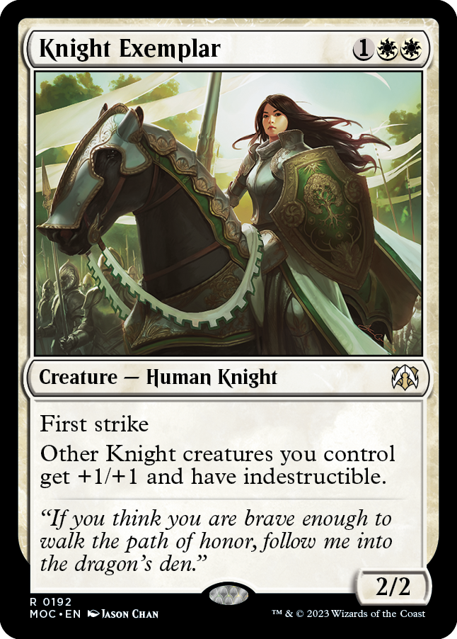 Knight Exemplar [March of the Machine Commander] | Eastridge Sports Cards & Games