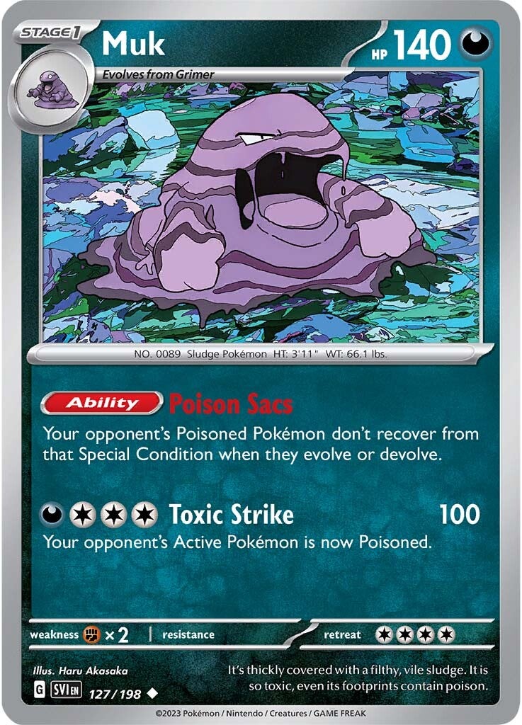 Muk (127/198) [Scarlet & Violet: Base Set] | Eastridge Sports Cards & Games