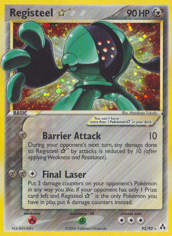 Registeel Star (92/92) [EX: Legend Maker] | Eastridge Sports Cards & Games