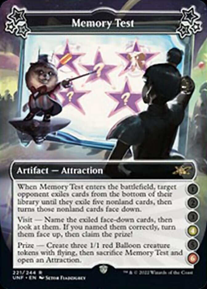 Memory Test (4-6) [Unfinity] | Eastridge Sports Cards & Games