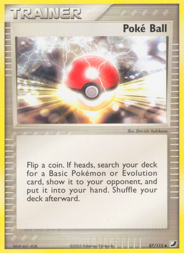 Poke Ball (87/115) [EX: Unseen Forces] | Eastridge Sports Cards & Games