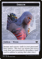 Shapeshifter (001) // Wrenn and Six Emblem (021) Double-Sided Token [Modern Horizons Tokens] | Eastridge Sports Cards & Games