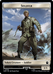 Soldier // Alien Warrior Double-Sided Token [Doctor Who Tokens] | Eastridge Sports Cards & Games