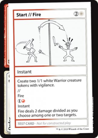 Start // Fire (2021 Edition) [Mystery Booster Playtest Cards] | Eastridge Sports Cards & Games