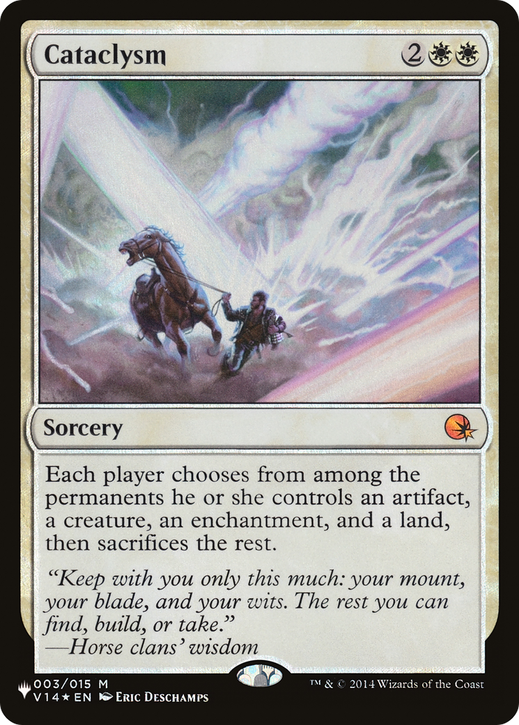 Cataclysm [The List] | Eastridge Sports Cards & Games