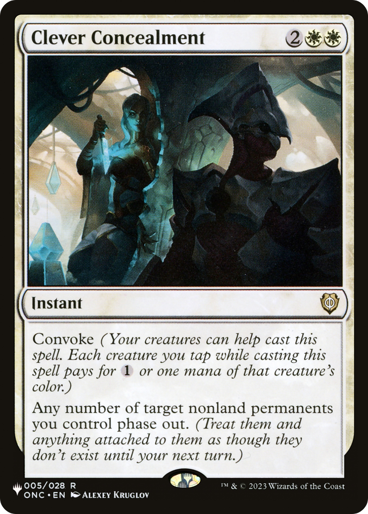 Clever Concealment [The List] | Eastridge Sports Cards & Games
