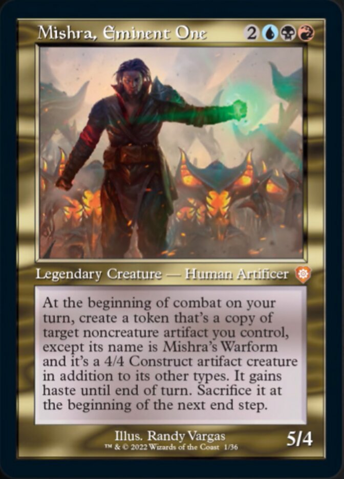 Mishra, Eminent One (001) (Retro) [The Brothers' War Commander] | Eastridge Sports Cards & Games