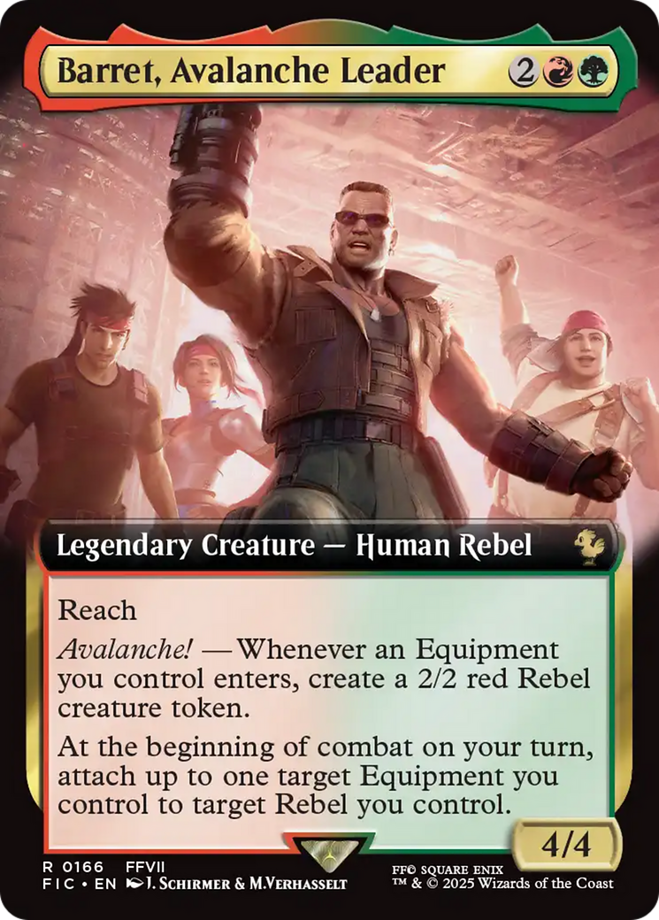 Barret, Avalanche Leader (Extended Art) [FINAL FANTASY Commander] | Eastridge Sports Cards & Games