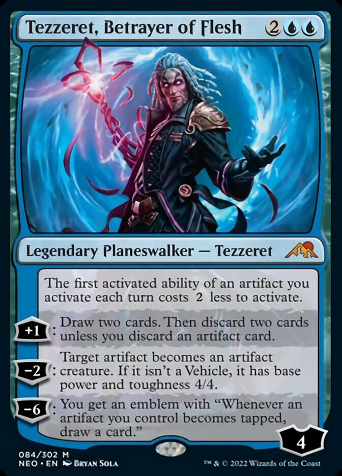 Tezzeret, Betrayer of Flesh [Kamigawa: Neon Dynasty] | Eastridge Sports Cards & Games