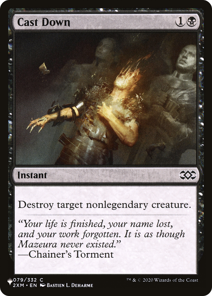 Cast Down (2XM) [The List] | Eastridge Sports Cards & Games