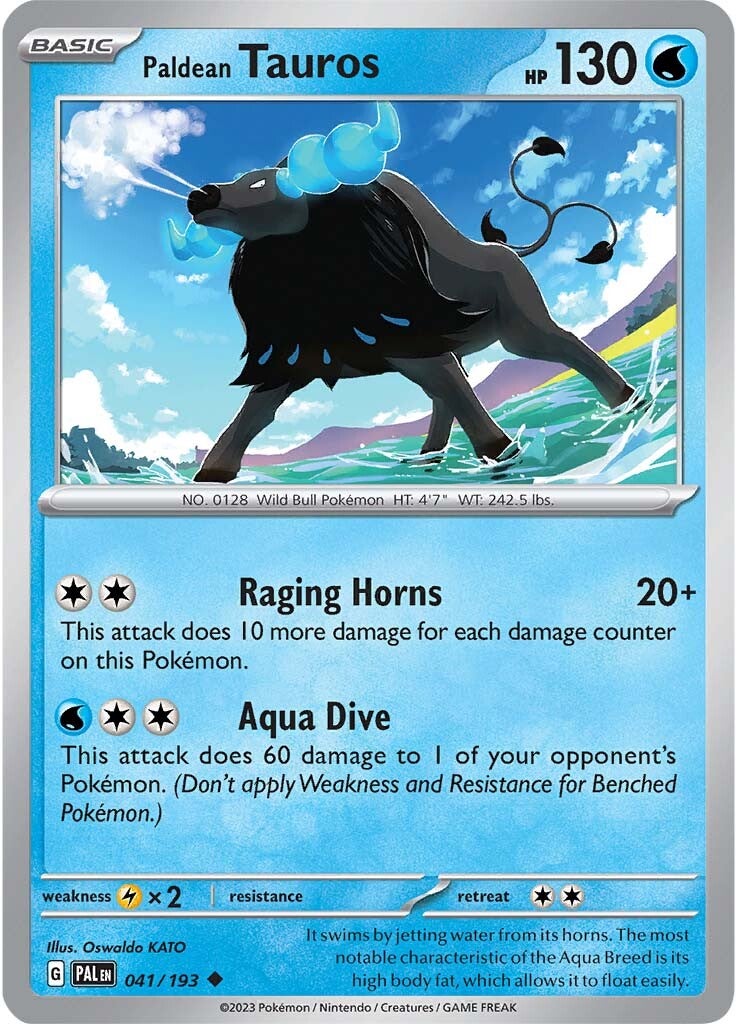 Paldean Tauros (041/193) [Scarlet & Violet: Paldea Evolved] | Eastridge Sports Cards & Games