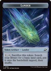 Beast (0006) // Lander Double-Sided Token [Edge of Eternities Tokens] | Eastridge Sports Cards & Games