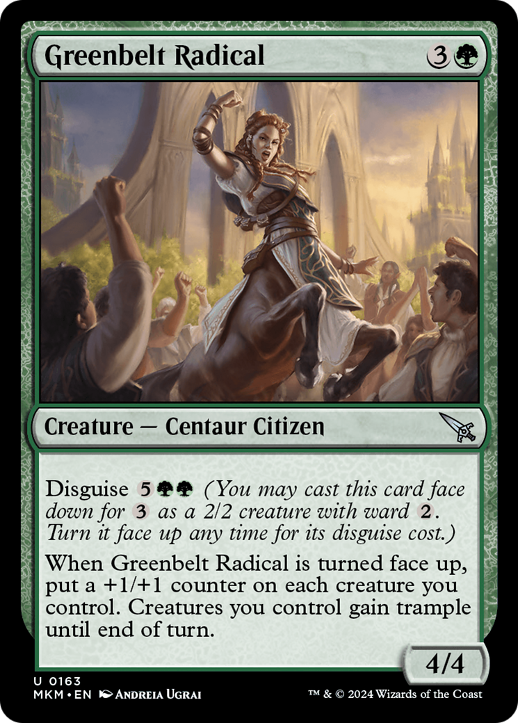 Greenbelt Radical [Murders at Karlov Manor] | Eastridge Sports Cards & Games