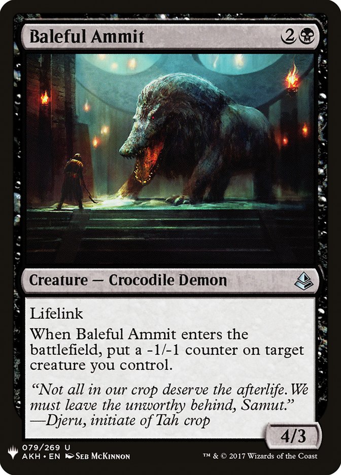 Baleful Ammit [Mystery Booster] | Eastridge Sports Cards & Games