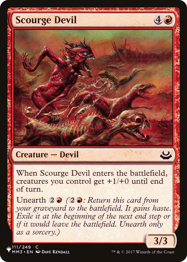 Scourge Devil [The List] | Eastridge Sports Cards & Games